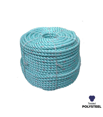 16mm - Polysteel Rope - 4-Strand Construction - Synthetic tensile | SOLD PER METER